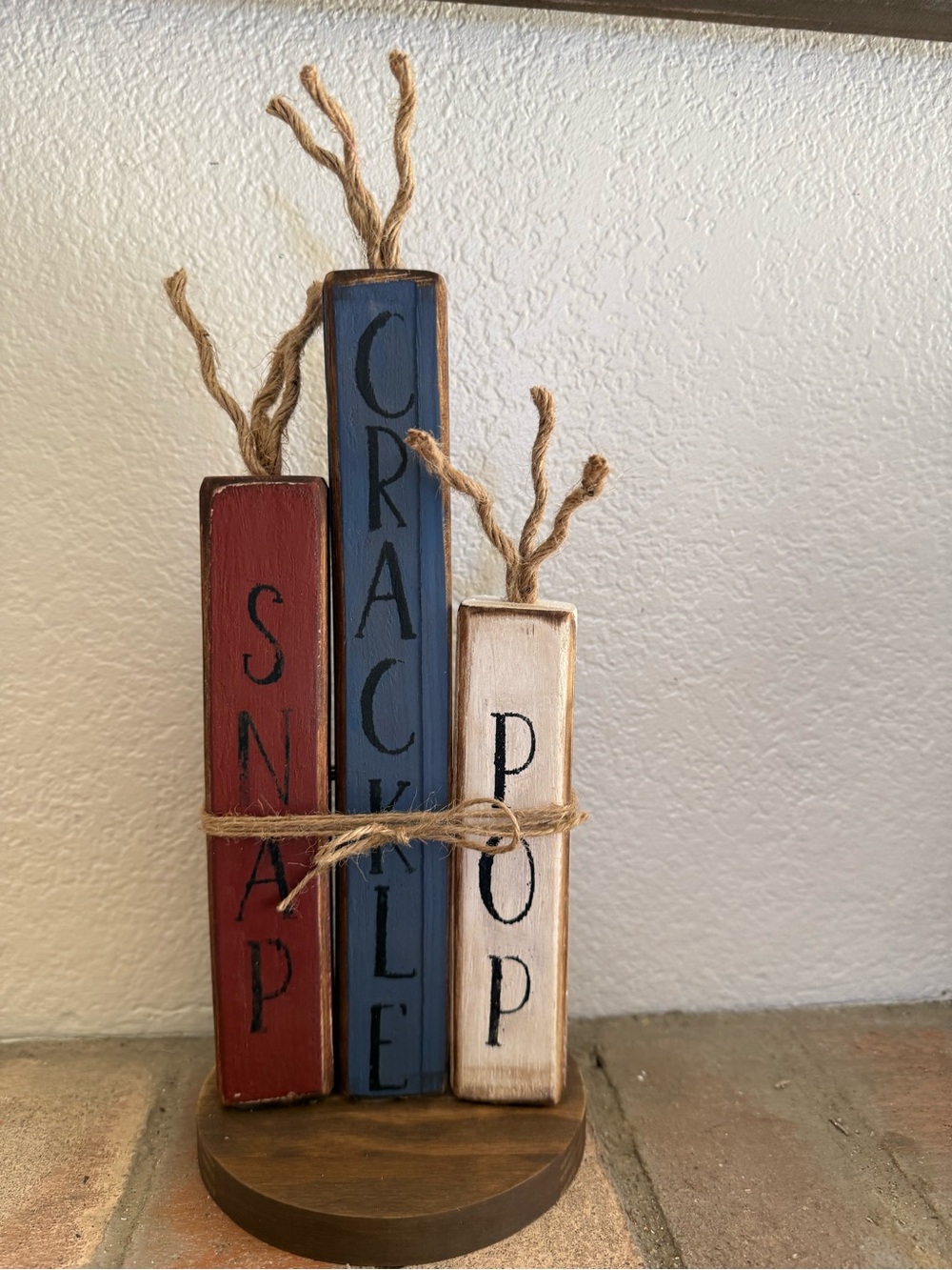 Handmade patriotic decor